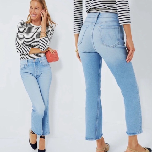 MOTHER Denim - MOTHER The Tripper ankle fray jeans in the color Cat Daddy - size 31
